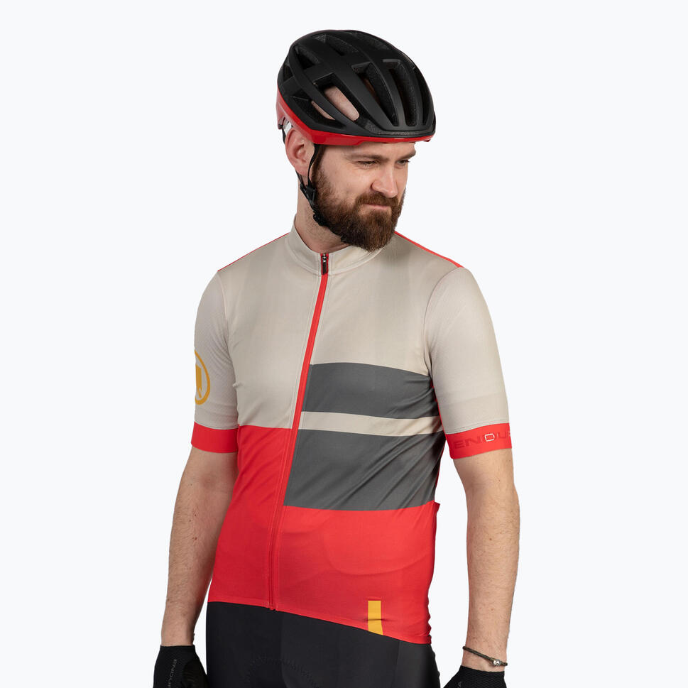 Koszulka rowerowa męska Endura FS260 Print S/S