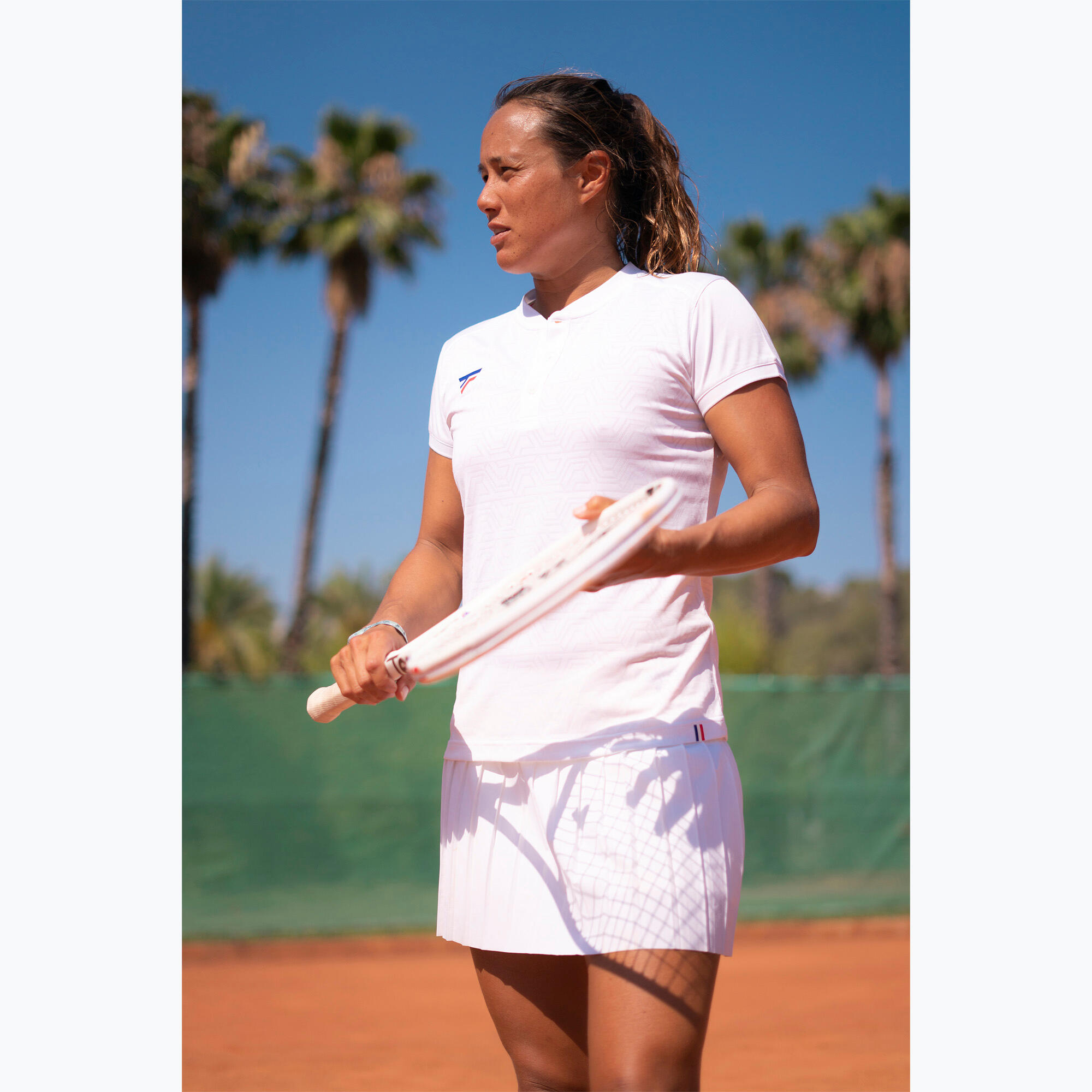 Polo feminina Tecnifibre Team Mesh 6/7