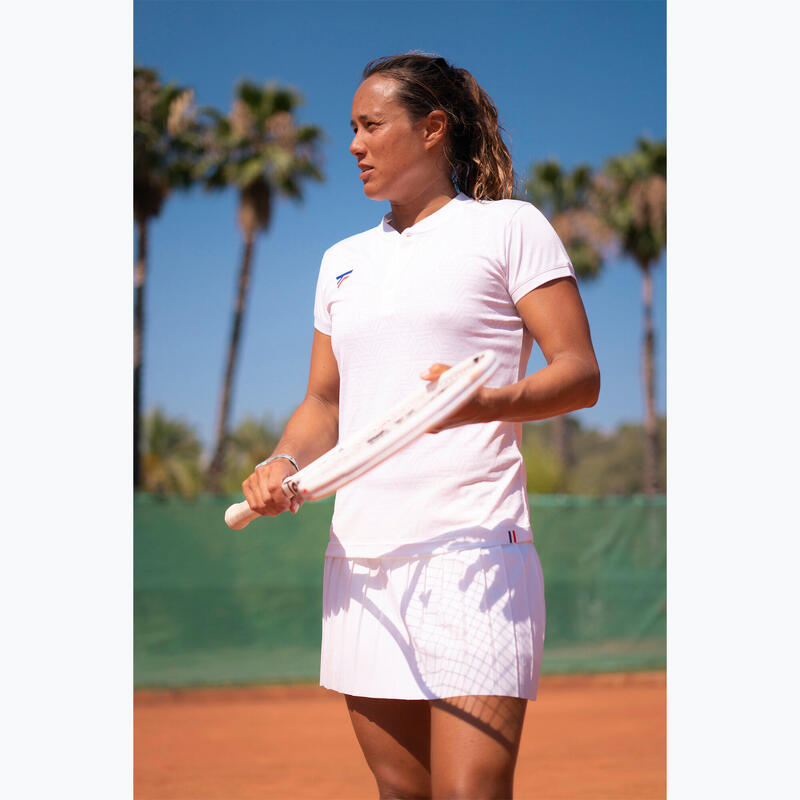 W. TEAM MESH POLO WHITE L