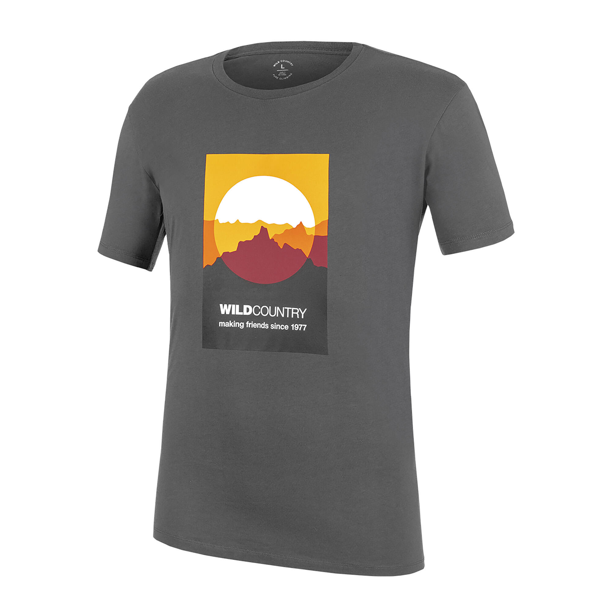 Camiseta de escalada para hombre Country Heritage ónix 5/5