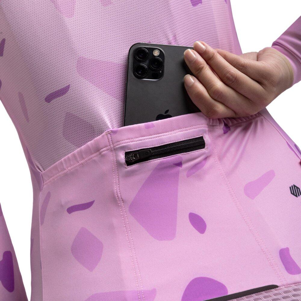 Camisola ultraleve de ciclismo mulher M2 Annie Lavanda 4/8