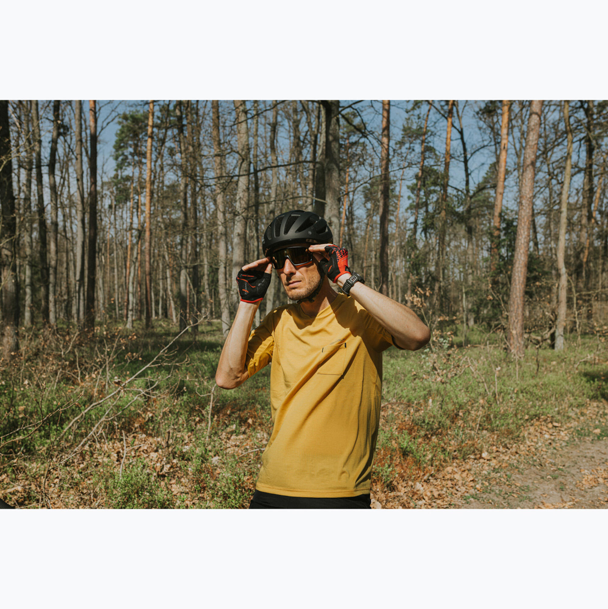 Endura GV500 Camisola Técnica GV500 Mustard Yellow T-Shirt 5/5