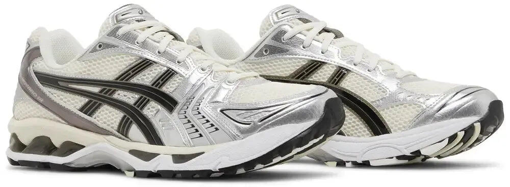 Schoenen Gel-Kayano 14 Cream Black Metallic Plum ASICS | Decathlon