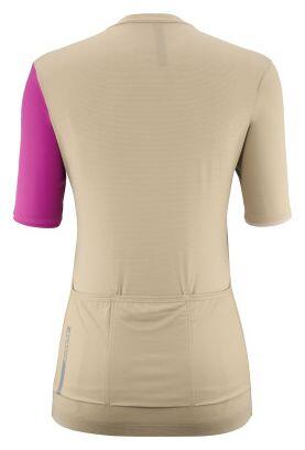 Mavic Essential Damen Kurzarm-Trikot Beige/Rosa. 6/6