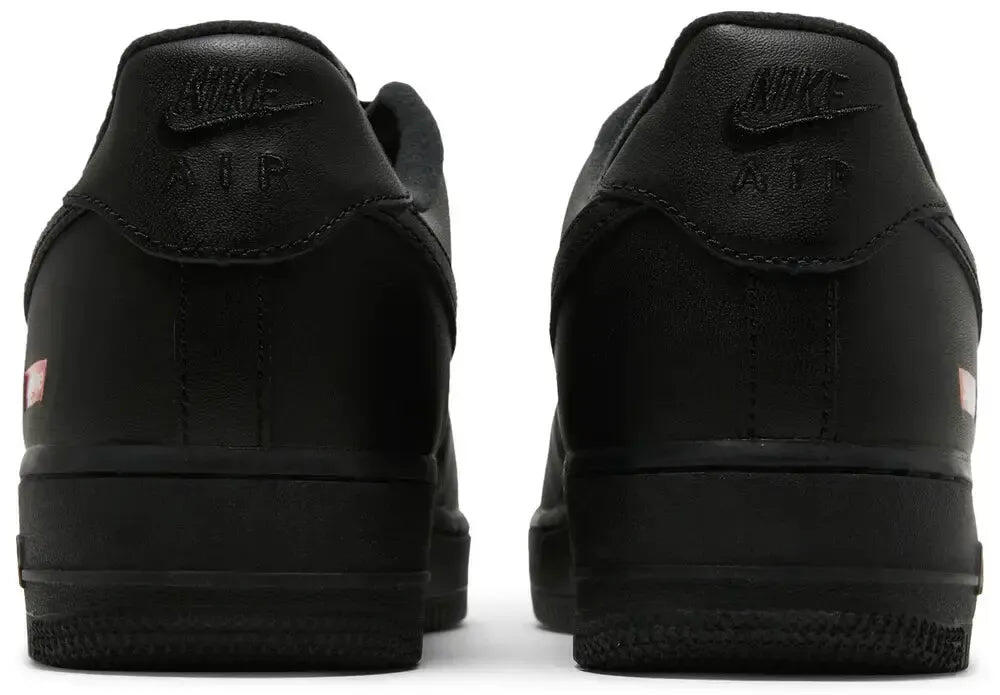 Nike Air Force 1 Low Supreme Black 3/4