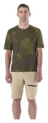 Camisola Mavic Deemax Enduro Manga Curta Camuflado Oliva 3/4