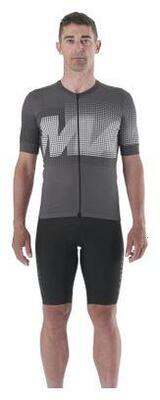 Mavic aksium graphic heren trui korte mouw grijs
