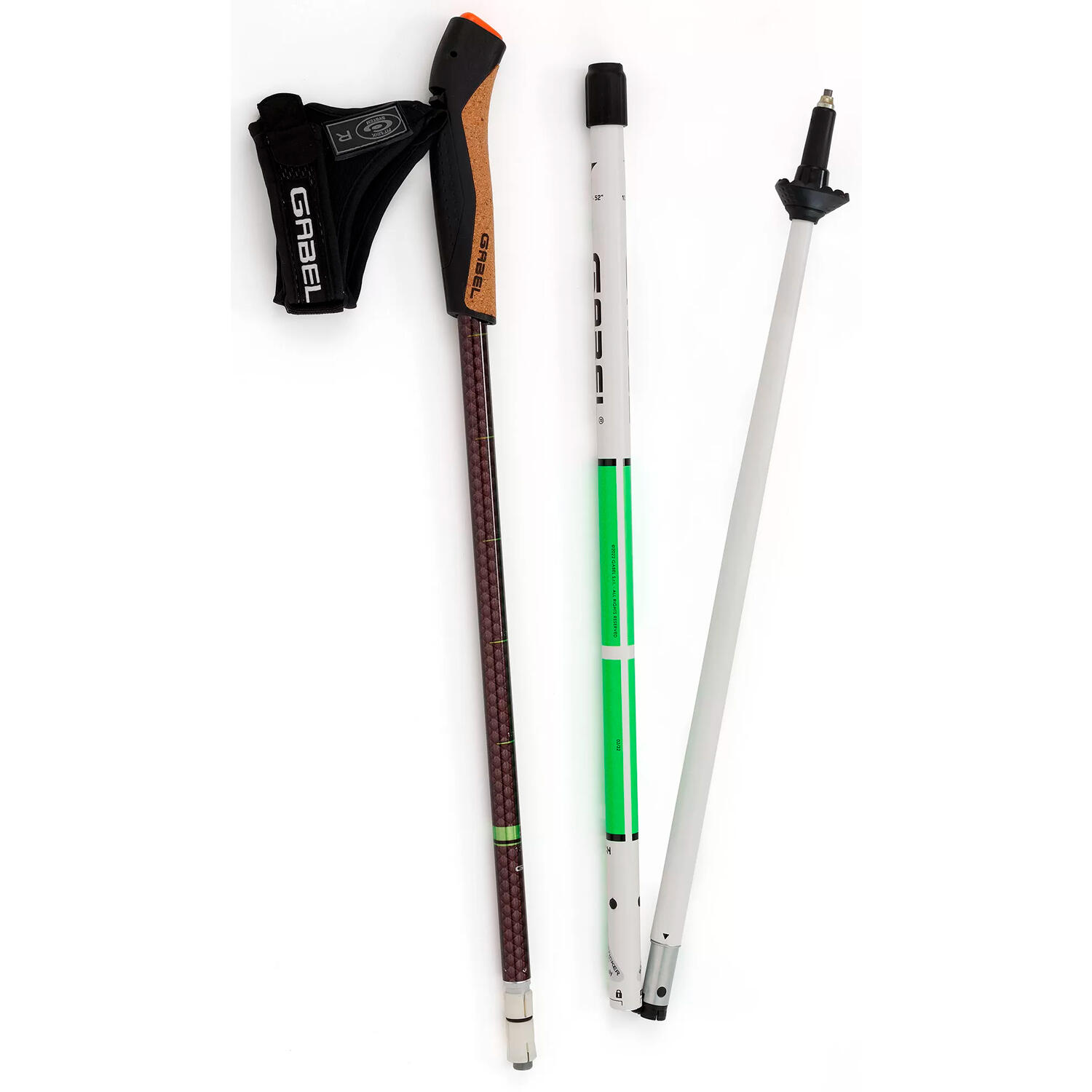 Bastón de nordic walking NORDIC REVO ALU/TECH (1 PAR) Gabel 3/5