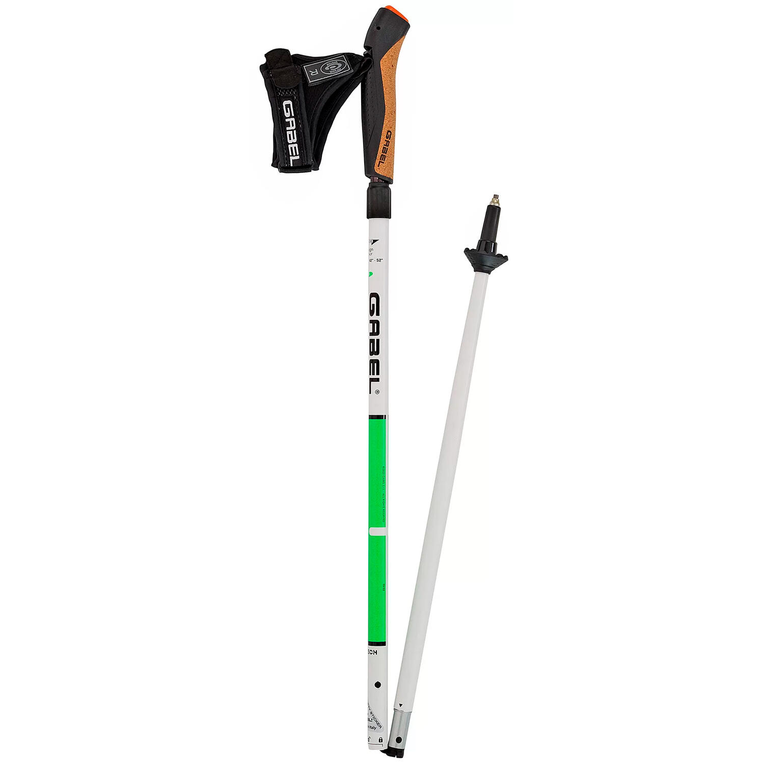 Bastón de nordic walking NORDIC REVO ALU/TECH (1 PAR) Gabel 4/5