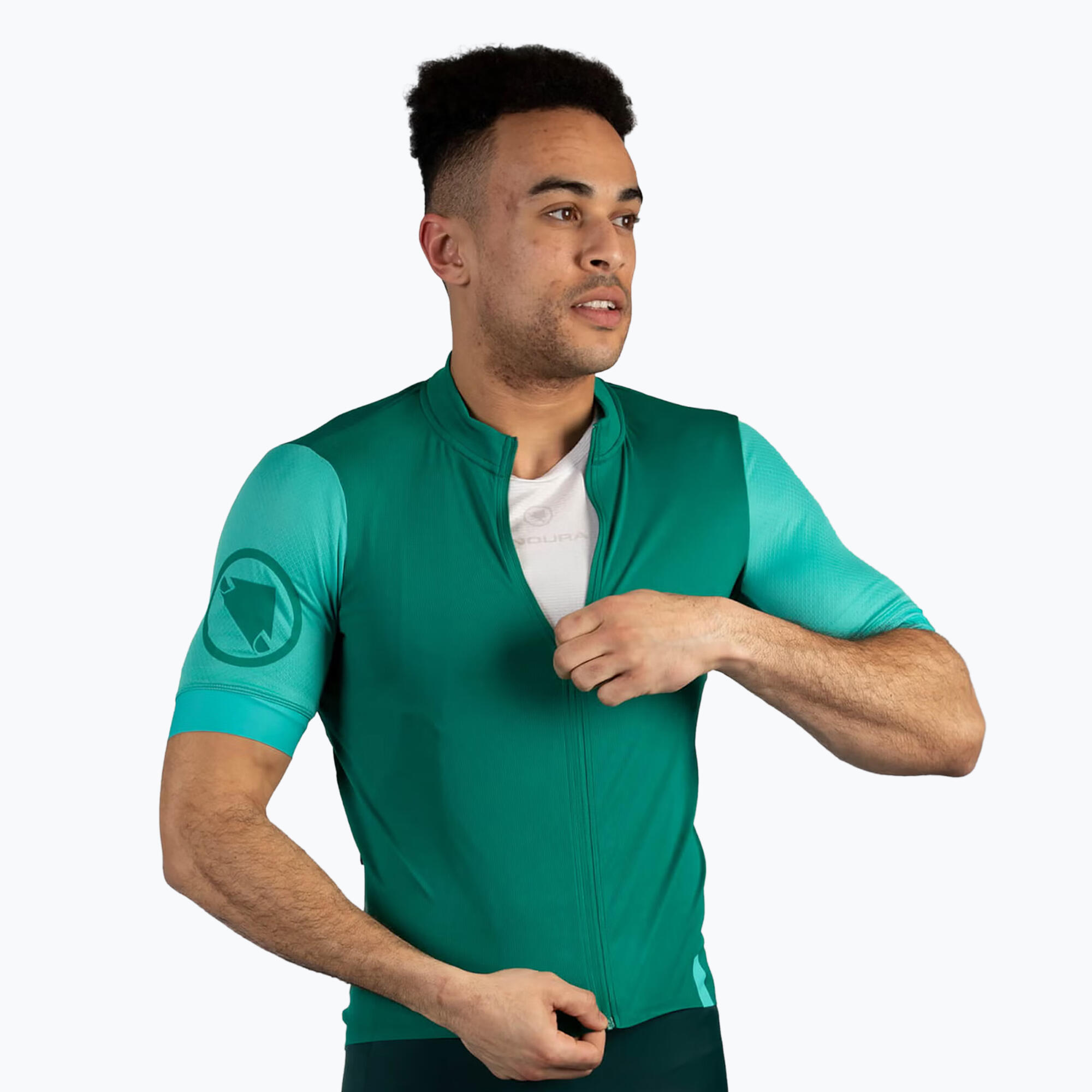 Maillot Manches Courtes Endura FS260 Emerald Vert 6/7