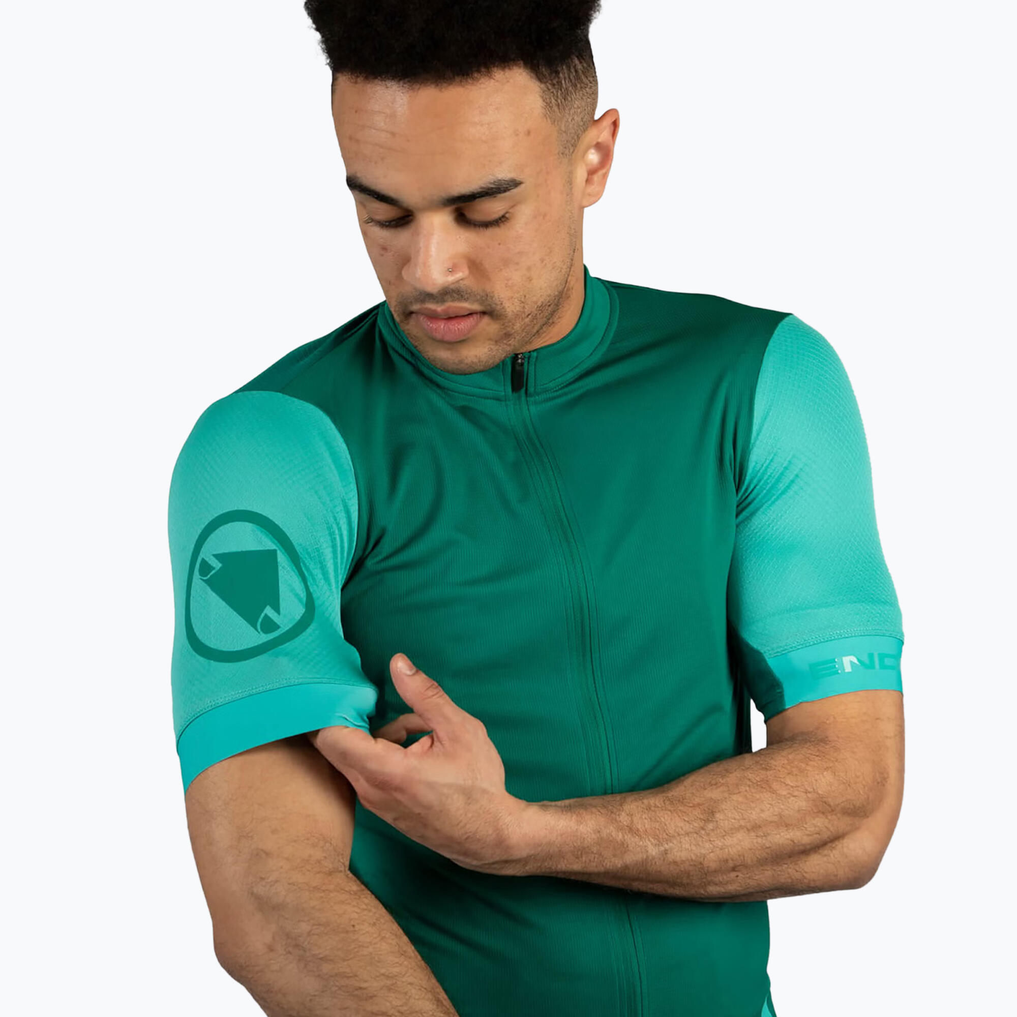 Maillot Manches Courtes Endura FS260 Emerald Vert 5/7