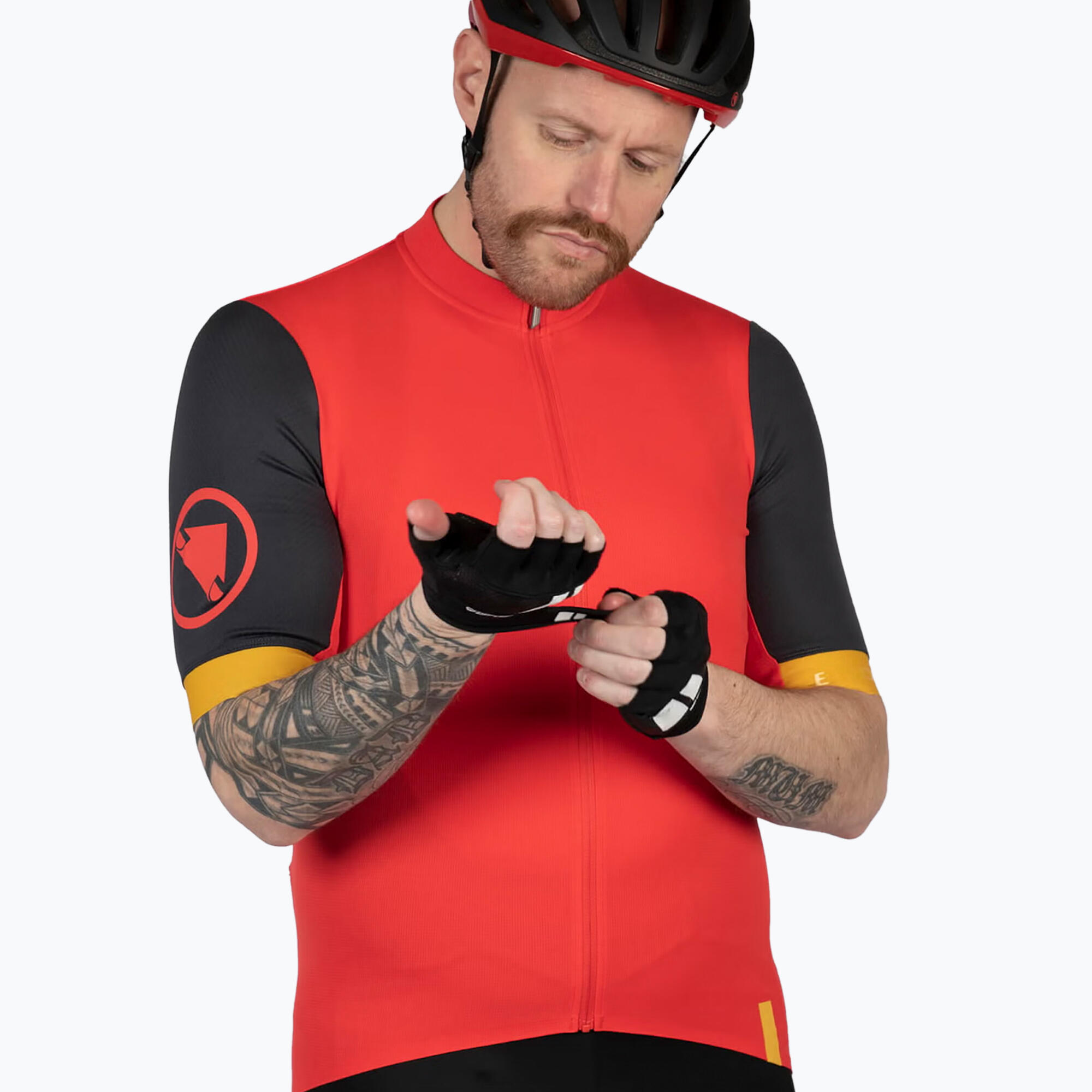 Maillot de manga corta Endura FS260 Grenade Rojo 6/7
