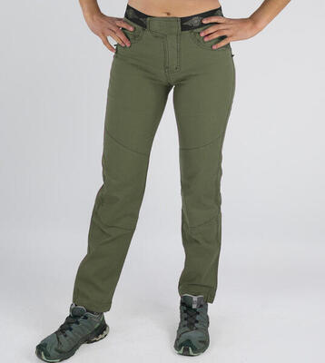 Pantaloni da arrampicata da donna tarya kaki