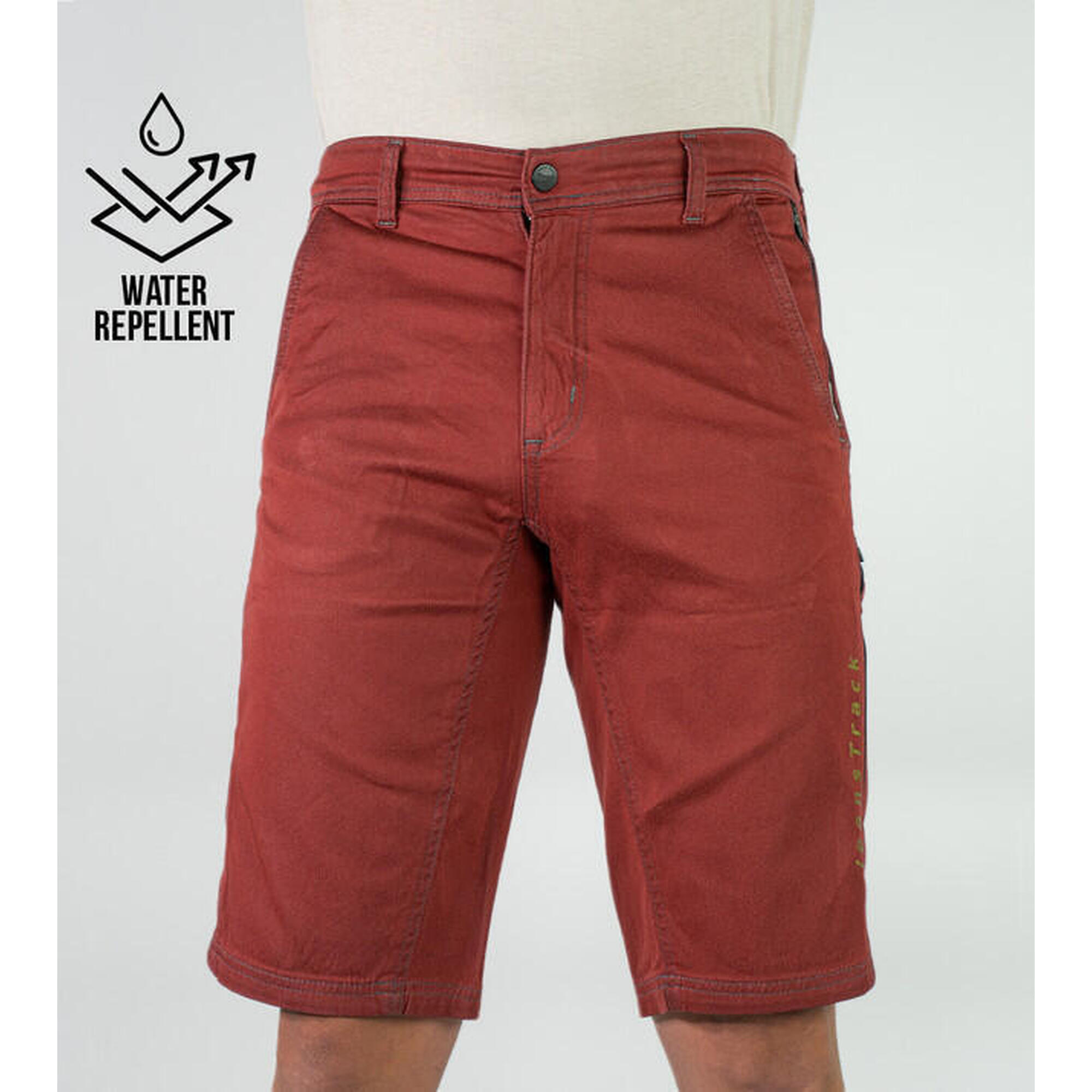 Jeanstrack - Pantalã³n Mountain Bike (vtt) Repousse Brople - Pantalons - Rouge - 44 L - Decathlon