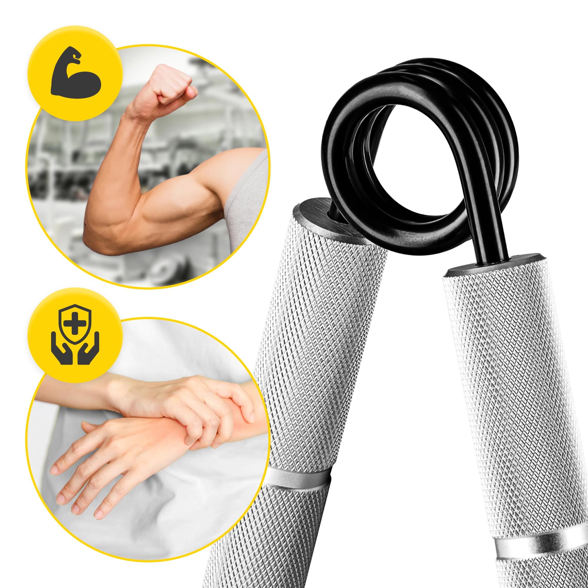 Metall Handtrainer Griffkraft Unterarmtrainer Fingertrainer 4FIZJO 6/7