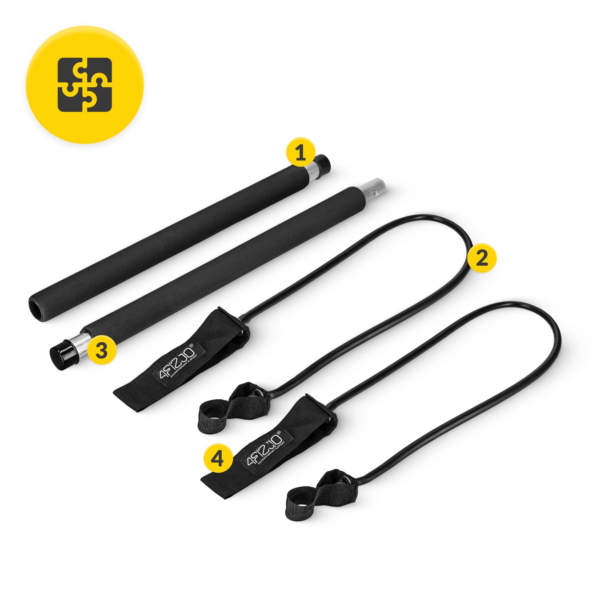 Trainingsstab Schwungstab Vibrationsstab Fitness Gymnastik 4FIZJO 6/7