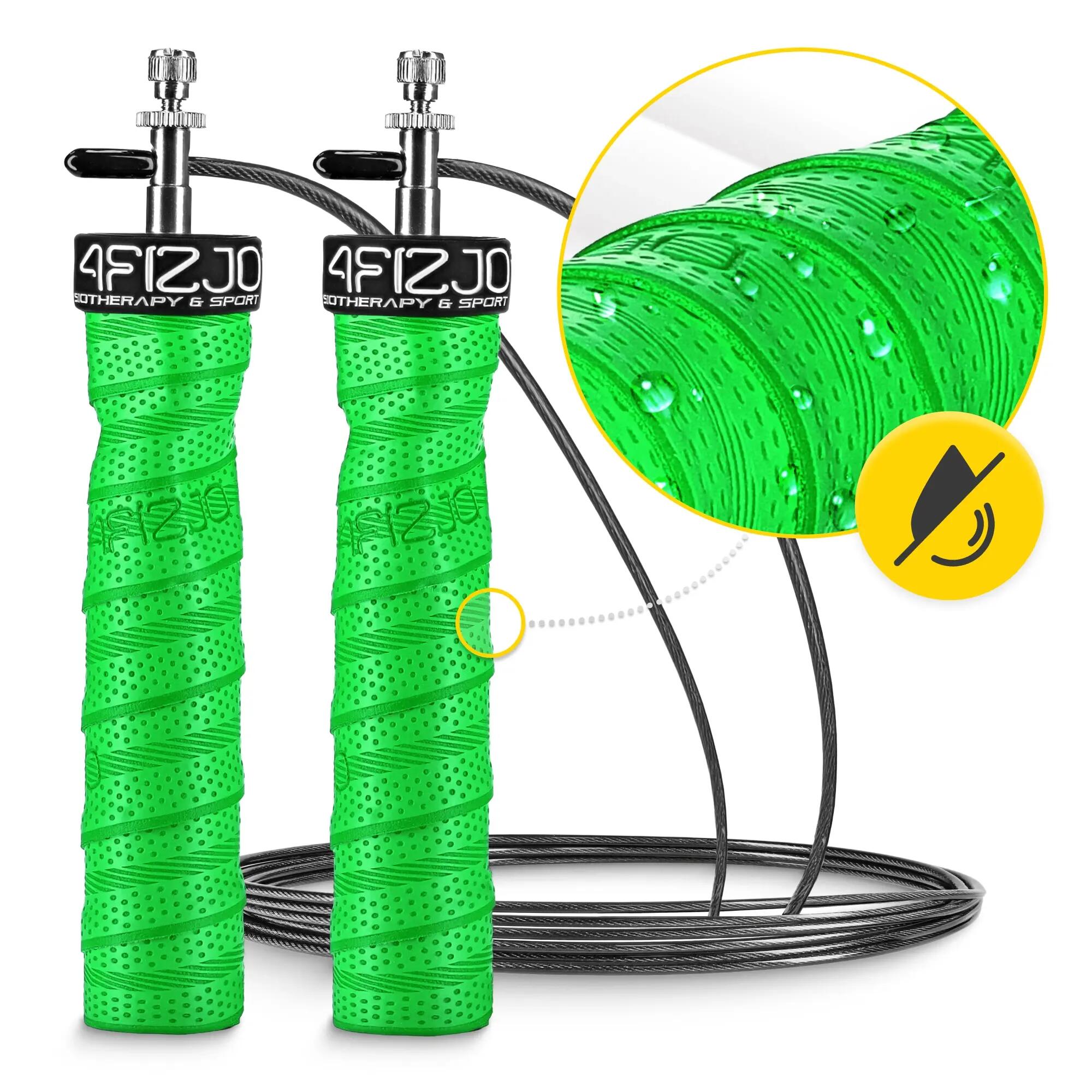 Verzwaard Springtouw PRO Boksen Uitneembare Gewichten Lagers 300cm 4FIZJO 7/7