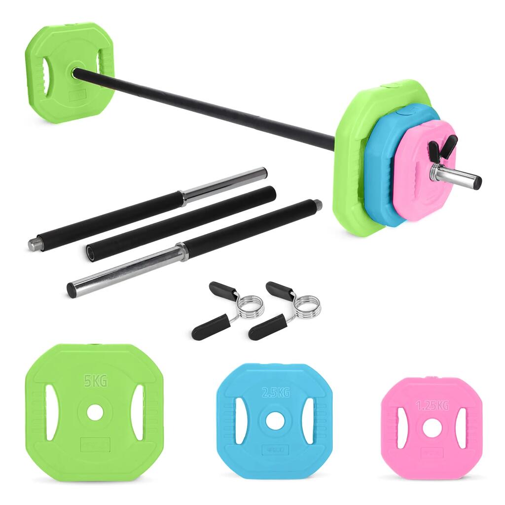 Щанга с битумни тежести FITNESS 20 кг 4FIZJO
