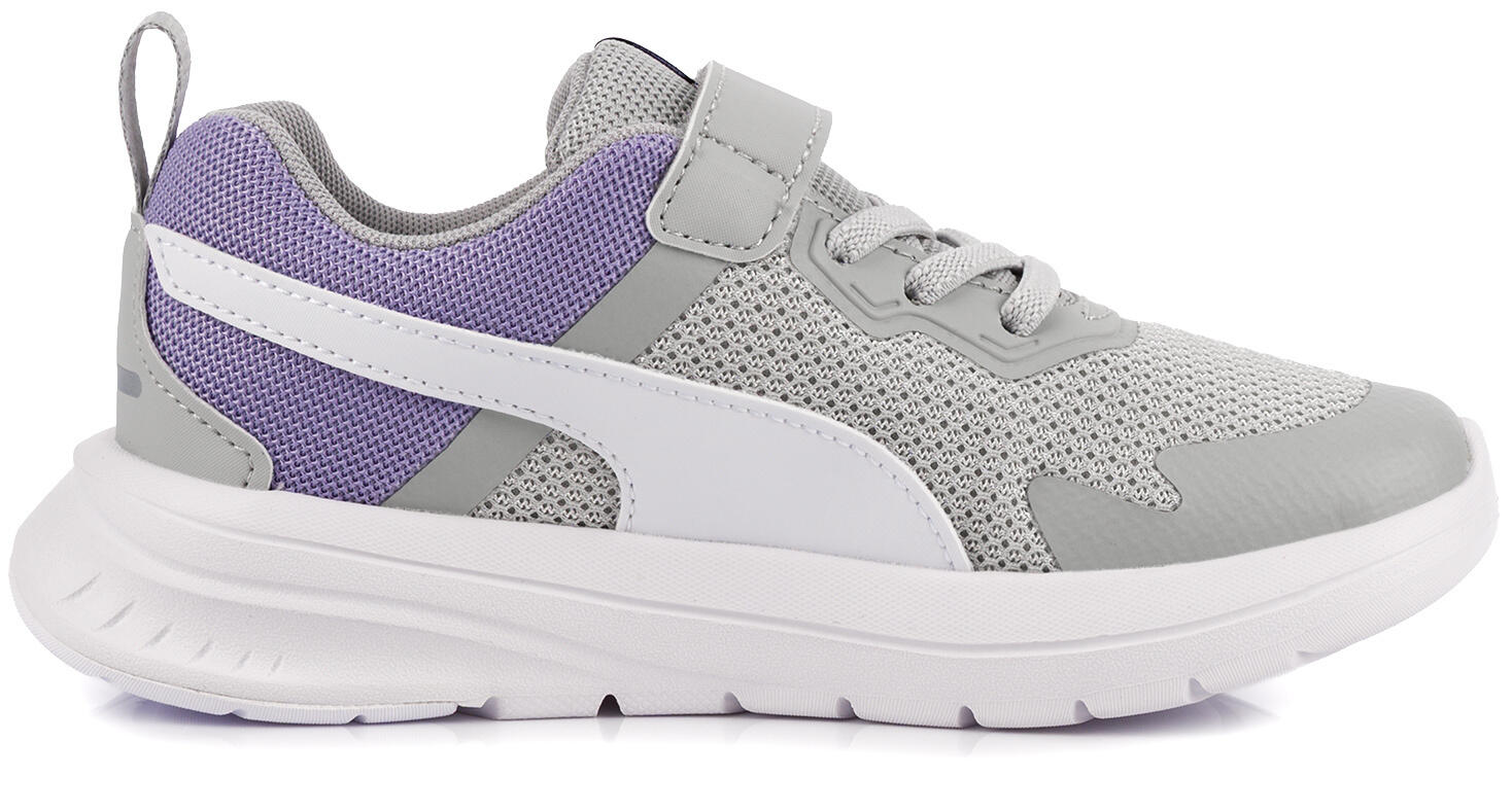 Buty sneakersy sportowe dziecięce na rzep szare PUMA EVOLVE RUN AC+ 3/7