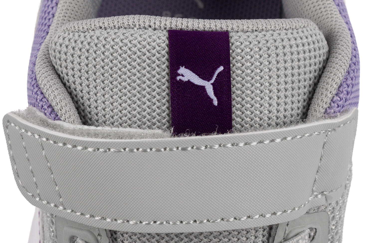 Buty sneakersy sportowe dziecięce na rzep szare PUMA EVOLVE RUN AC+ 7/7