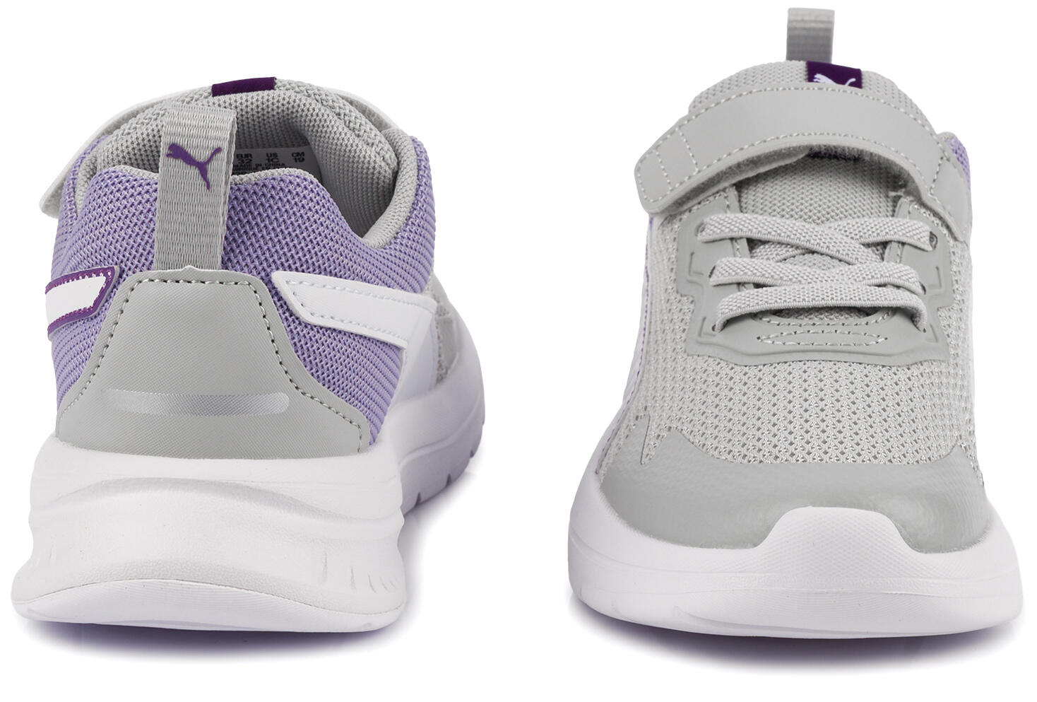 Buty sneakersy sportowe dziecięce na rzep szare PUMA EVOLVE RUN AC+ 5/7