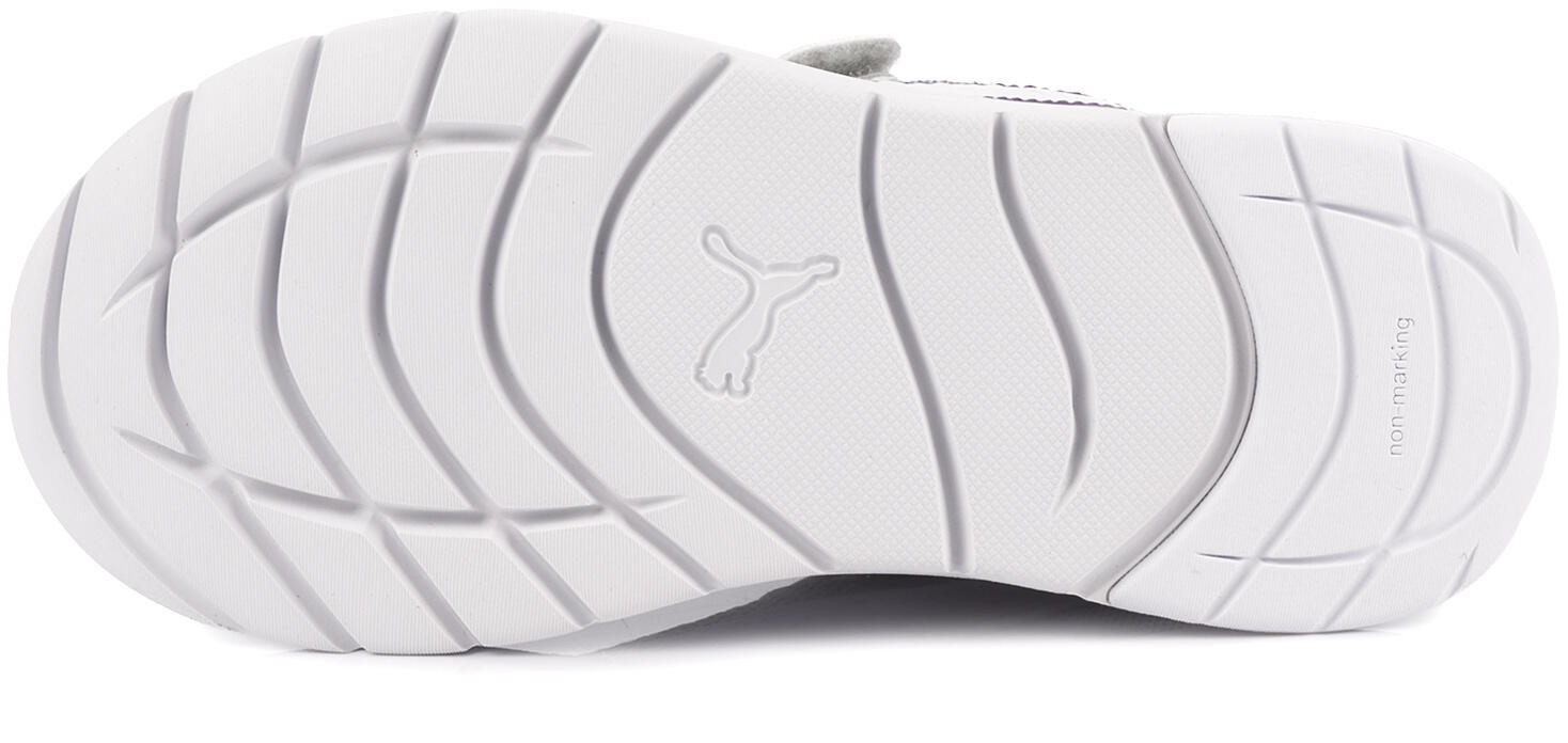 Buty sneakersy sportowe dziecięce na rzep szare PUMA EVOLVE RUN AC+ 6/7