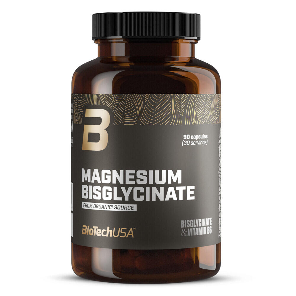 Magnesium Bisglycinate - 90 Capsules biiotech USA