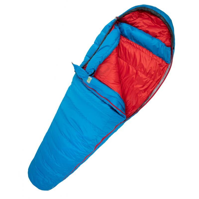 Sac de couchage momie Trekking Rimo II 600 – côté gauche 200 cm – Bleu 2/4