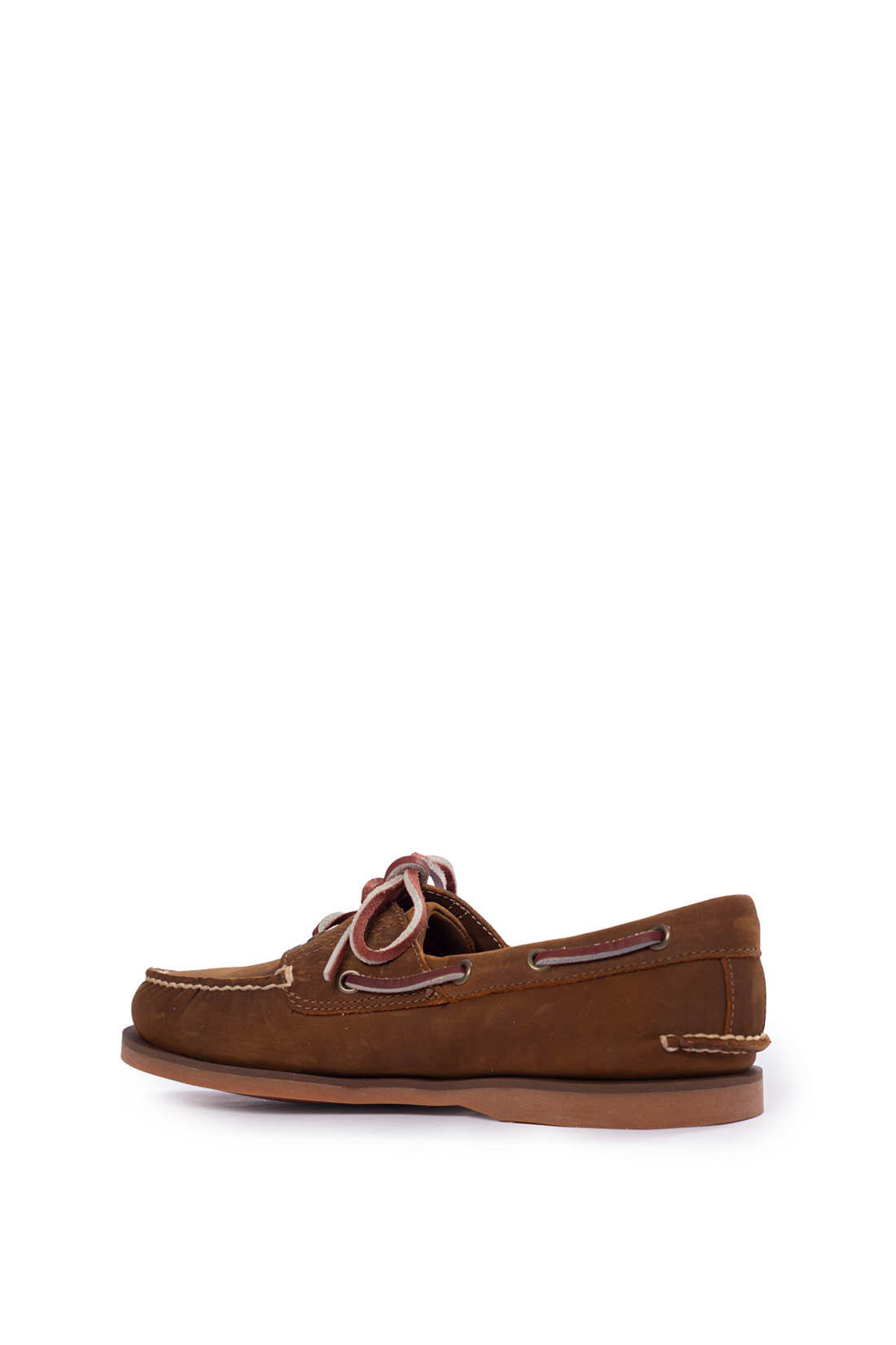 Scarpe da barca uomo 2-eye in nabuk 4/6