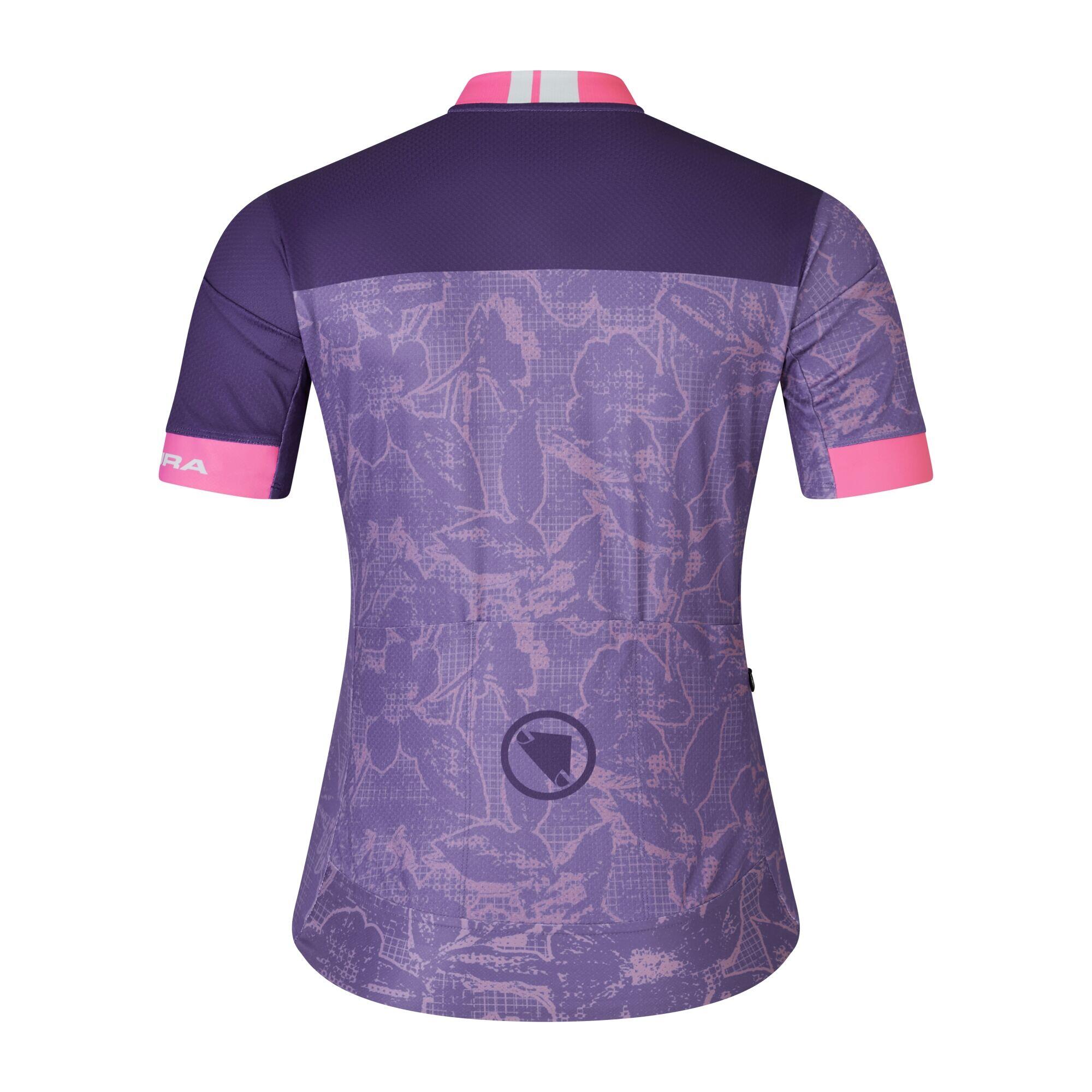 Camiseta de ciclismo feminina Endura Floral FS260 W 4/6