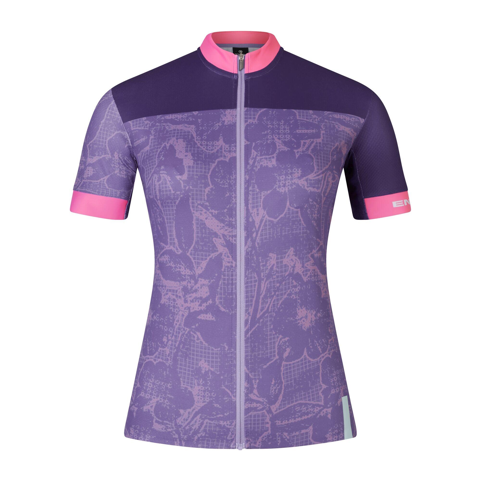 Camiseta de ciclismo feminina Endura Floral FS260 W 2/6