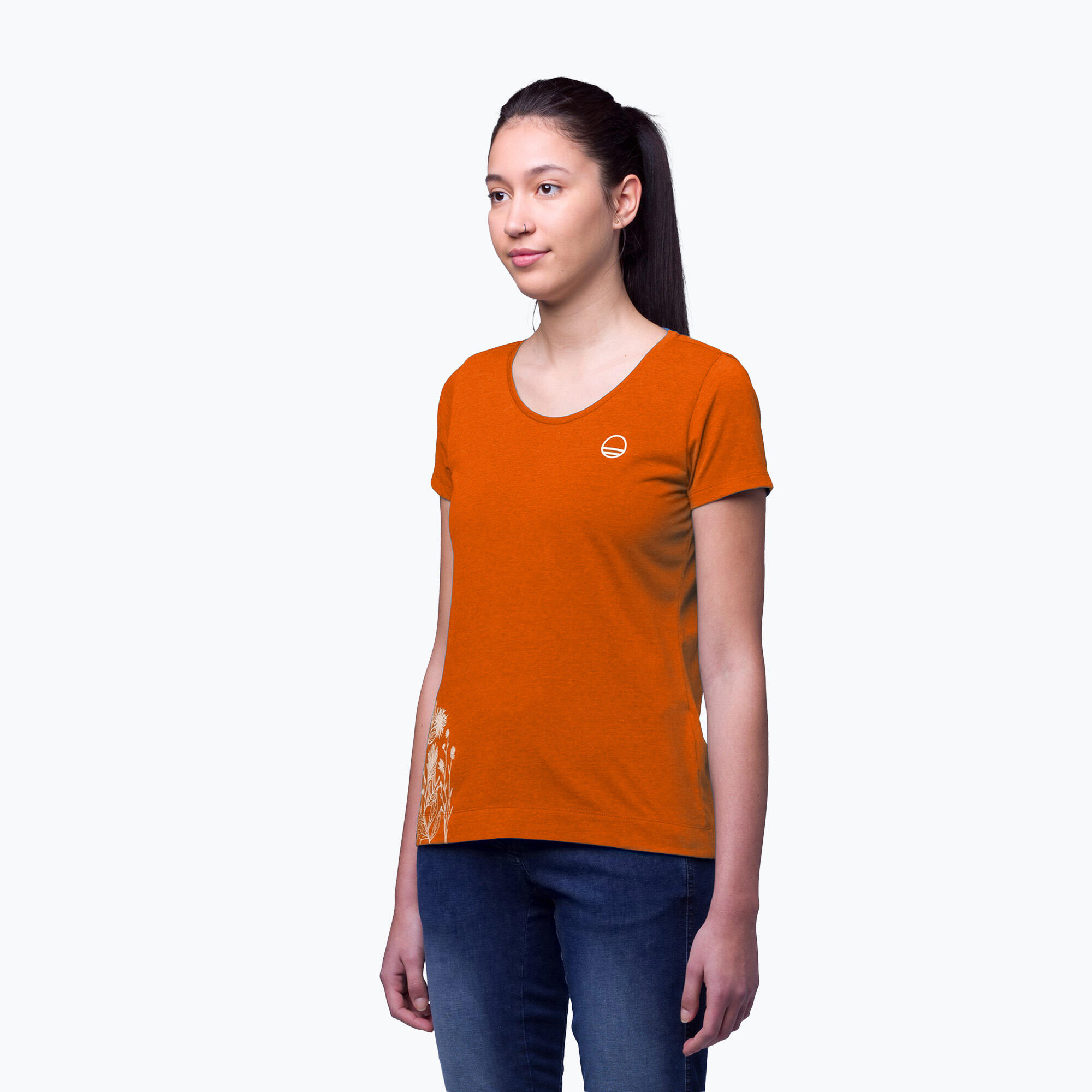 T-shirt d'escalade femme Country Flow stone 2/5