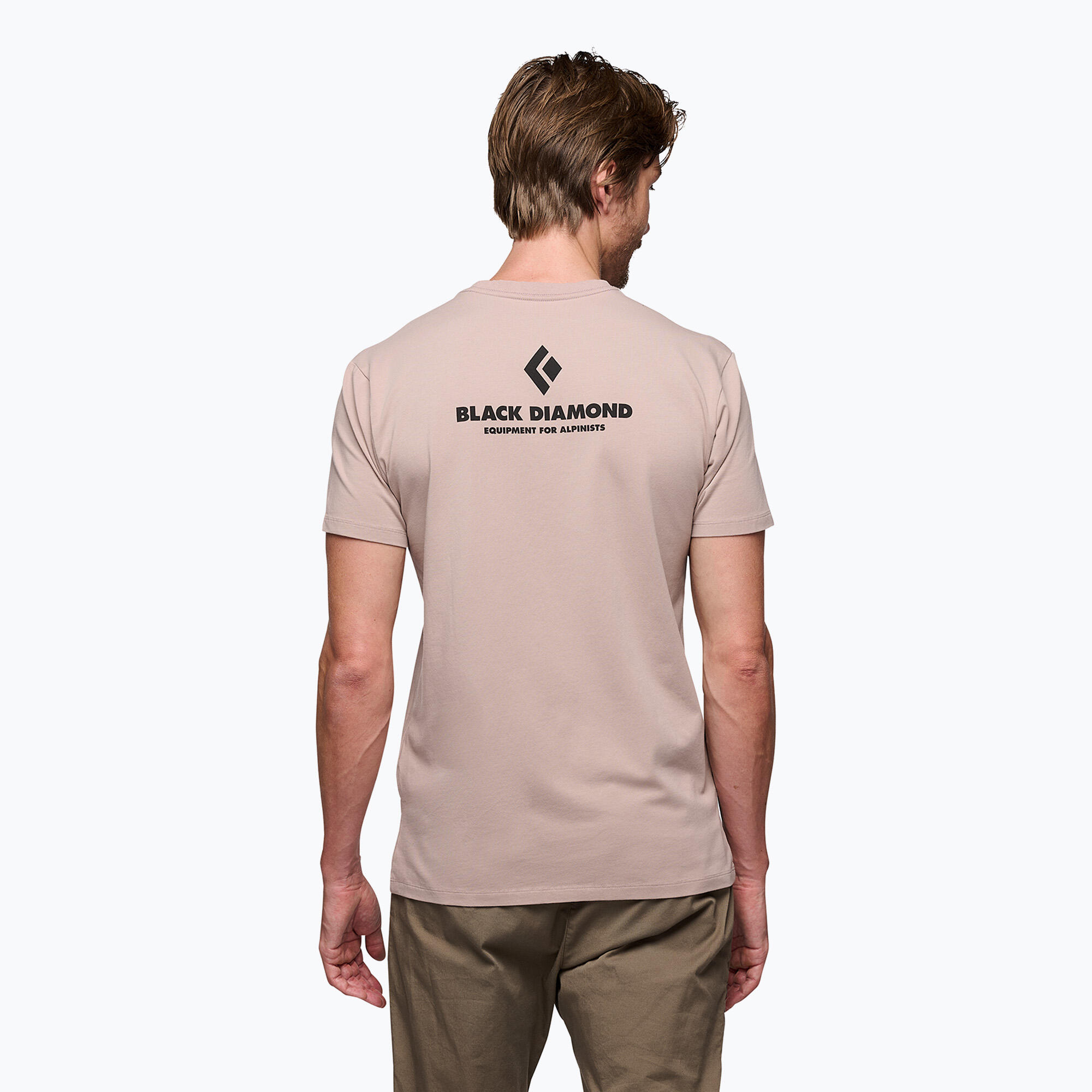 Black Diamond - T-shirt Homme Diamond Equipment For Alpinist - T-shirt Manches Courtes - Beige - Decathlon