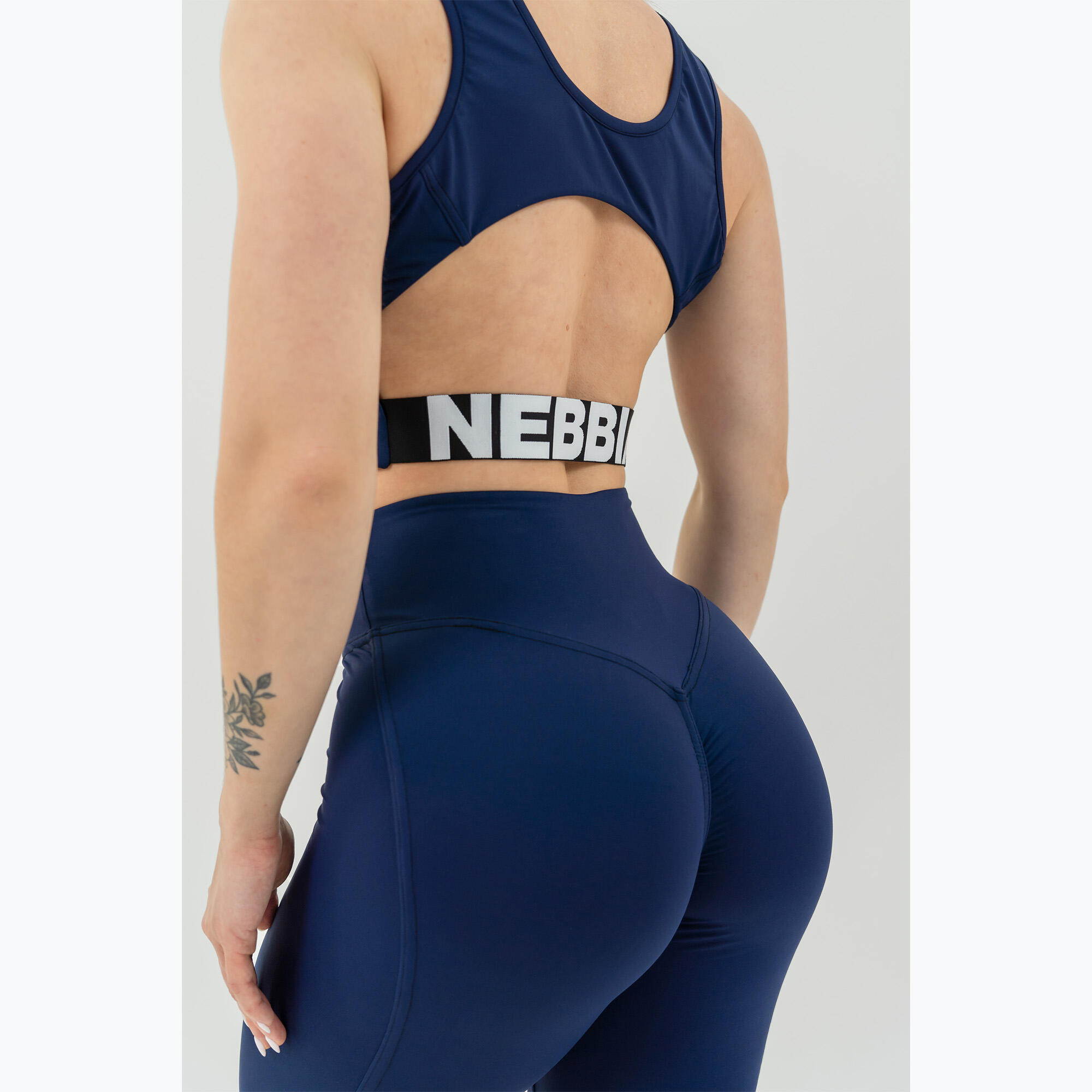 Top de treino feminino NEBBIA Gym Therapy Cropped 4/5