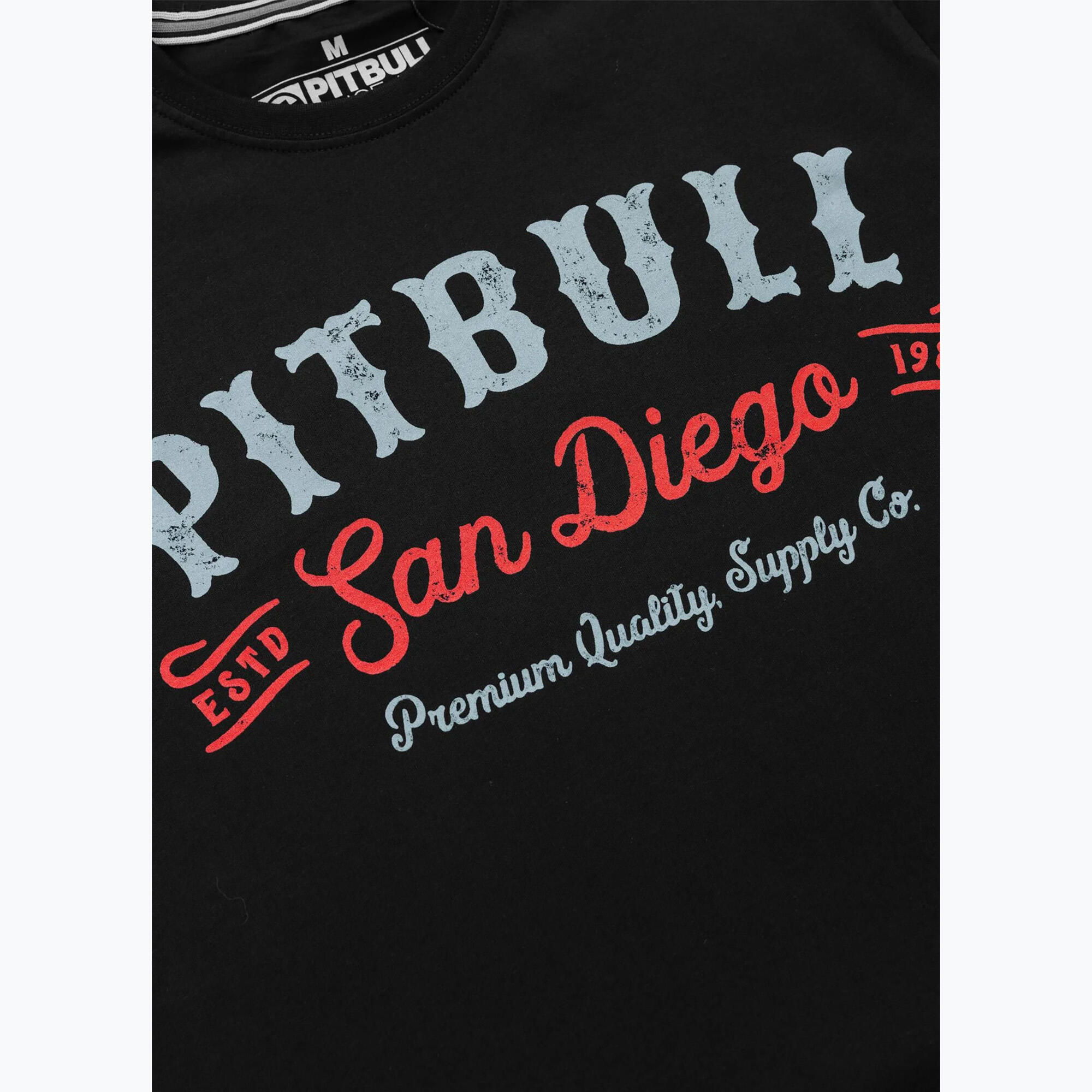 Herren T-Shirt Pitbull Strength & Respect 3/5