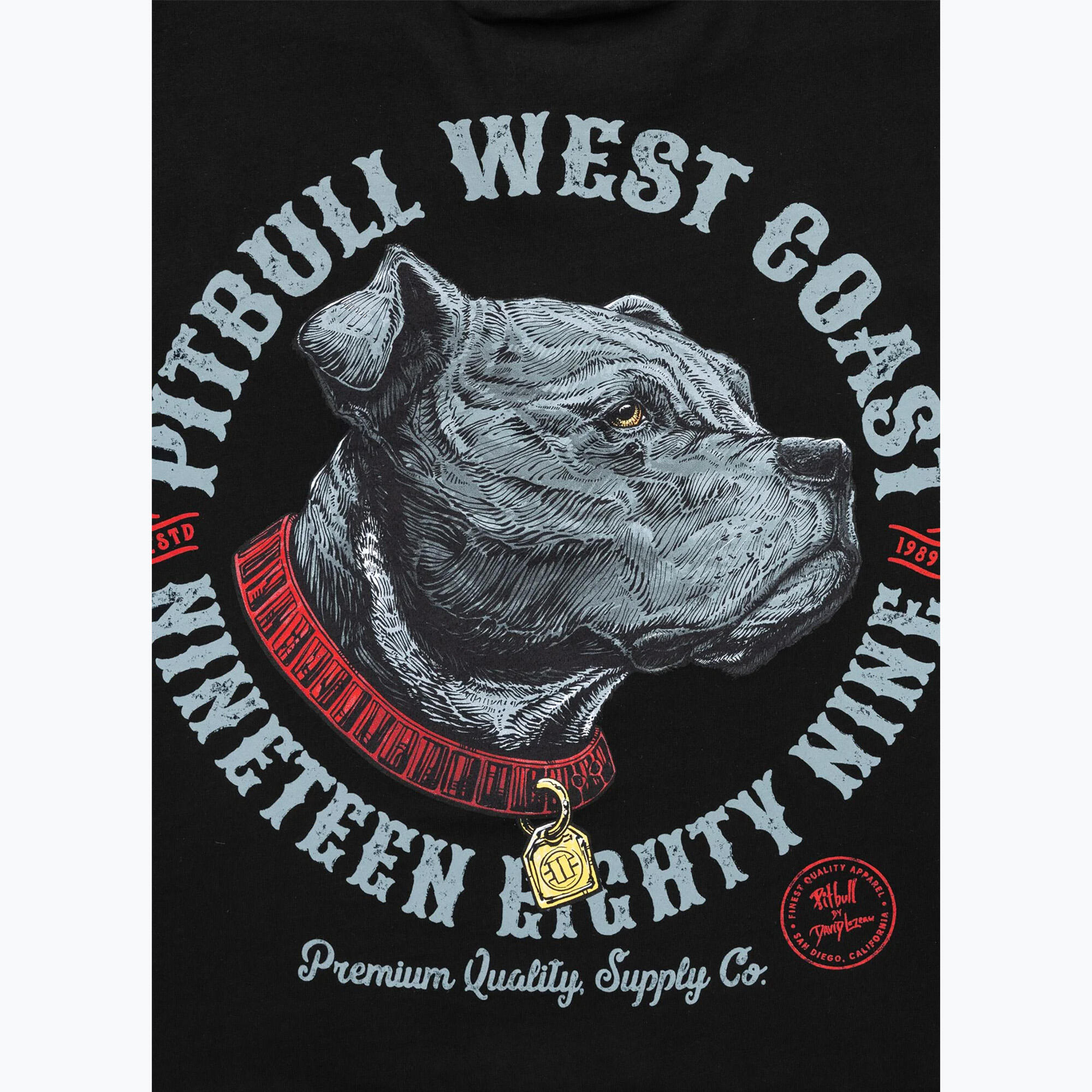 Herren T-Shirt Pitbull Strength & Respect 4/5