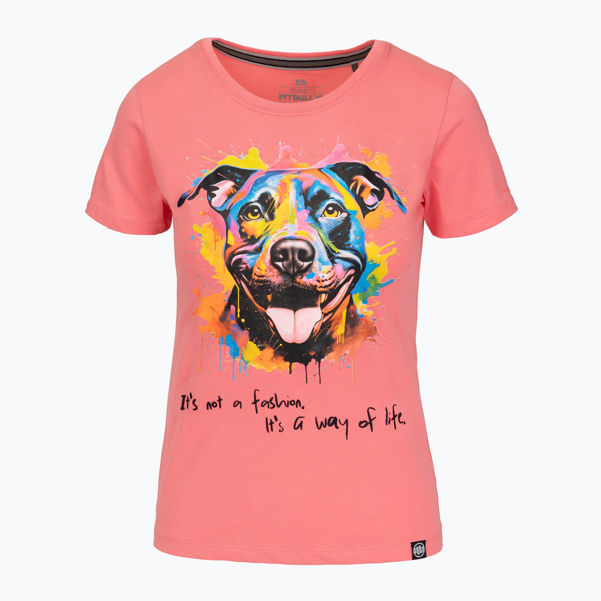 Dames T-shirt Pitbull Watercolor 5/5