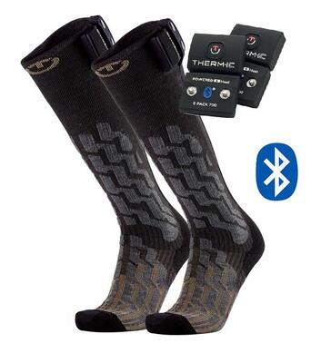 Set van 1 paar verwarmde sokken met batterijen - heat fusion lady + s-pack 700b