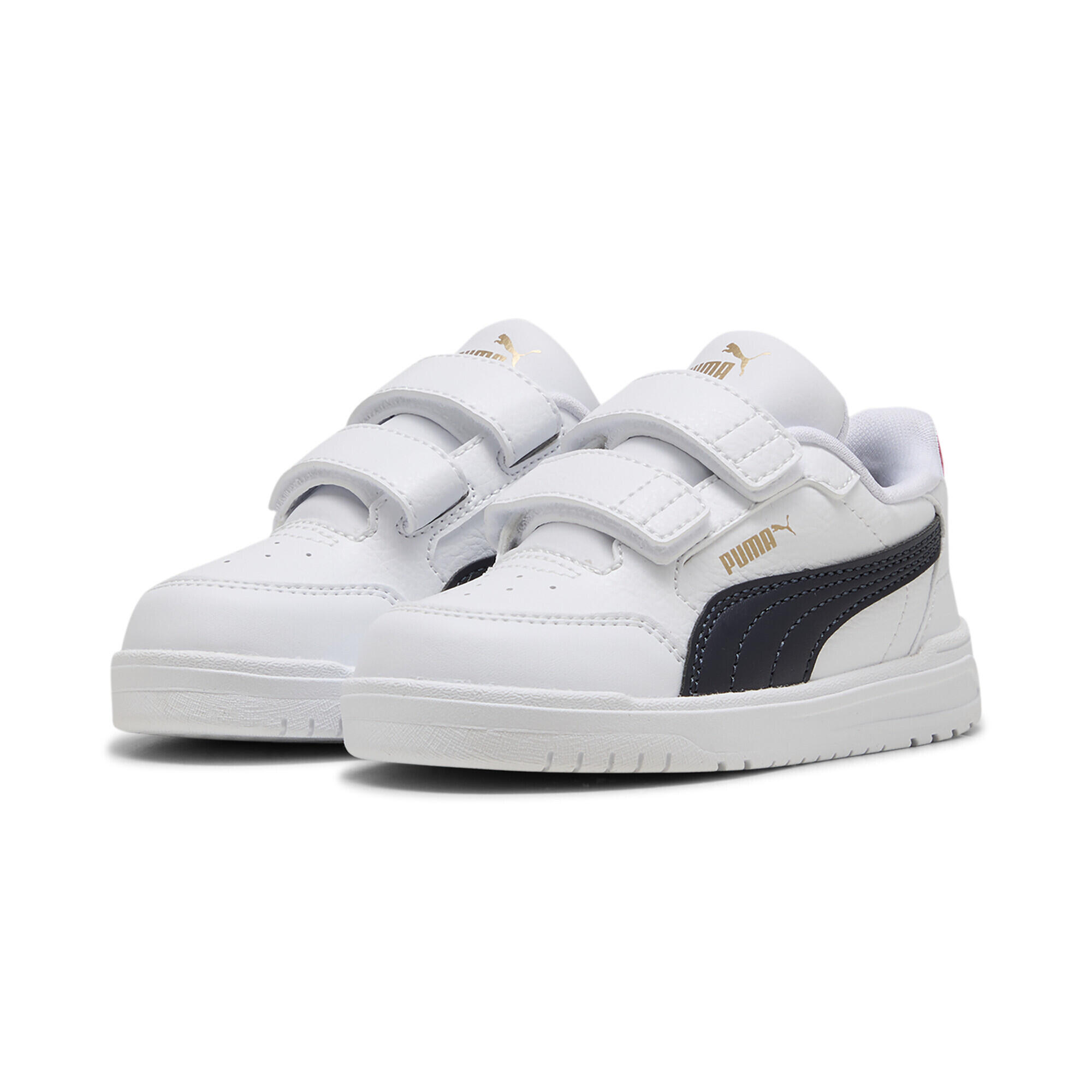PUMA Shuffle Downtown Sneakers Kinder PUMA White New Navy For All Time Red Blue