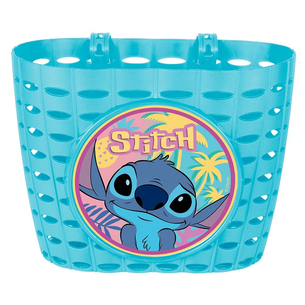 Children bike basket Stitch design front mounted