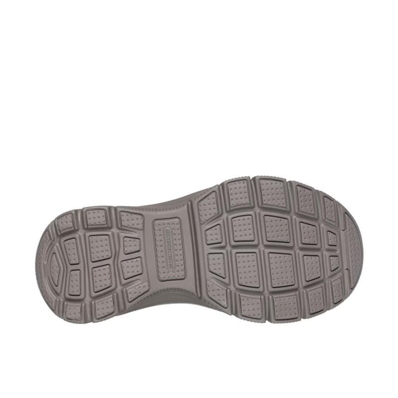 Botas Planas Mujer Skechers Slip-ins Relaxed Fit Marrón 3/4