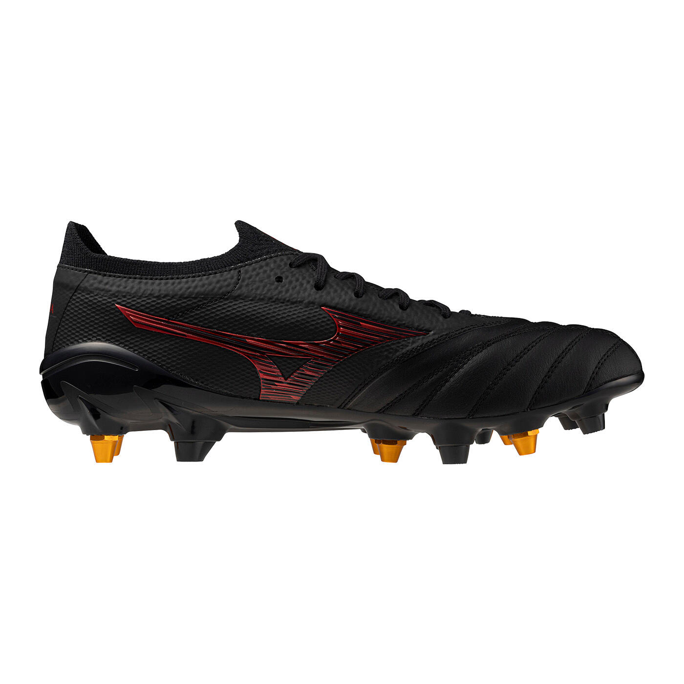 Scarpe da calcio Mizuno Morelia Neo IV B Japan Mix Nero e rosso 3/5