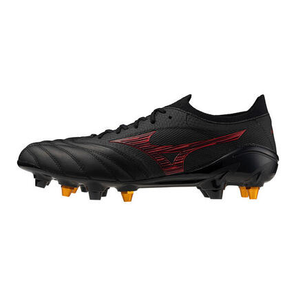 Botas de fútbol Mizuno Morelia Neo IV B Japan Mix Negro y rojo