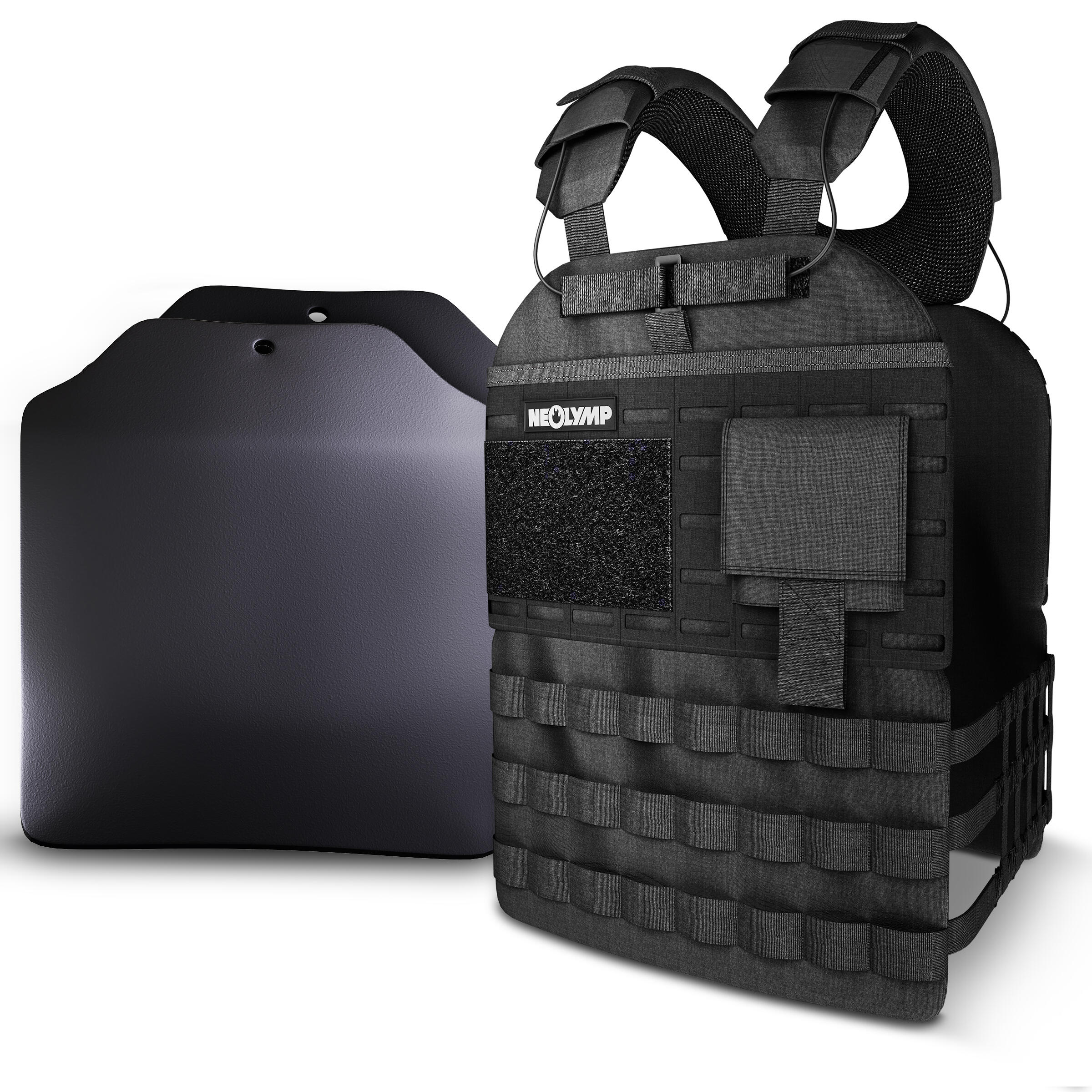 Neolymp - Gilet Lesté Neolymp Unisexe 2,6 kg – Ajustable, Antidérapant, Respirant - Gilet Lesté - Noir - Decathlon