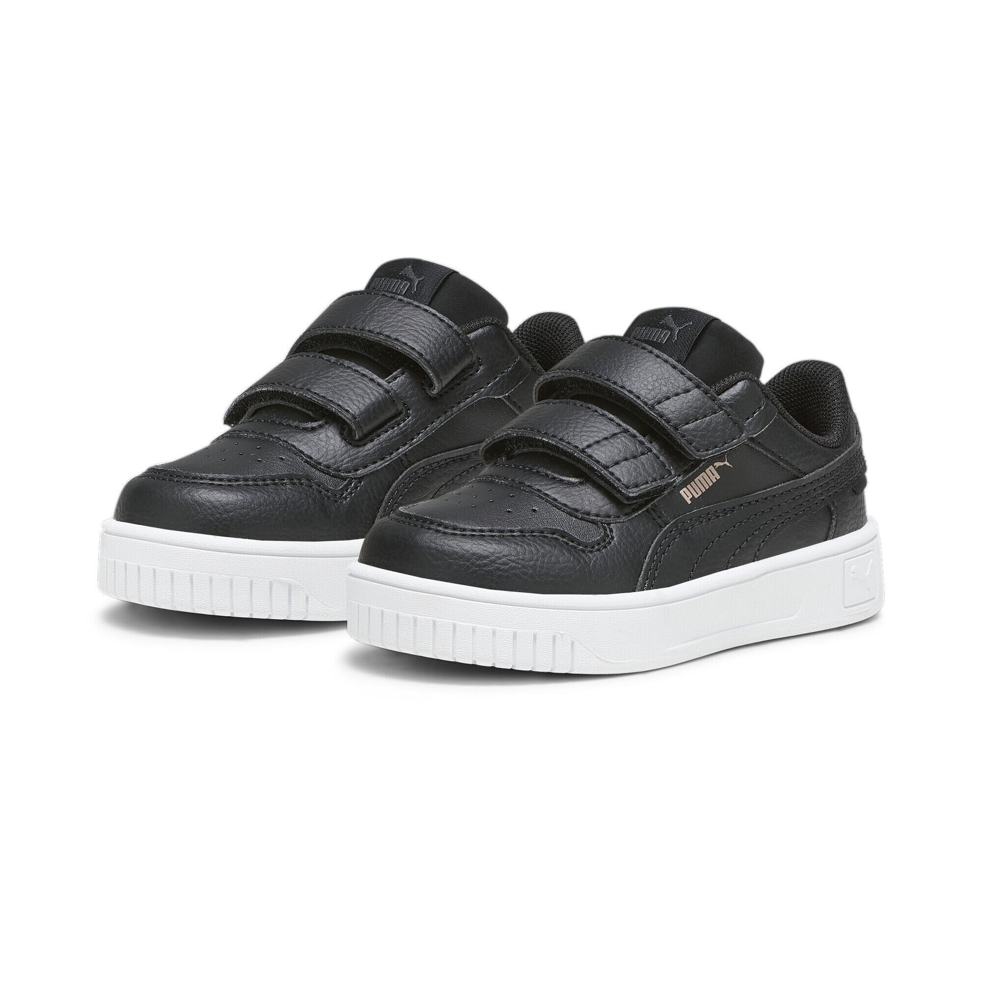 PUMA Carina Street Sneakers Mädchen PUMA Black Rose Gold White Metallic