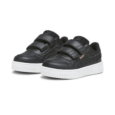 Carina street sneakers voor peuters puma black rose gold white metallic