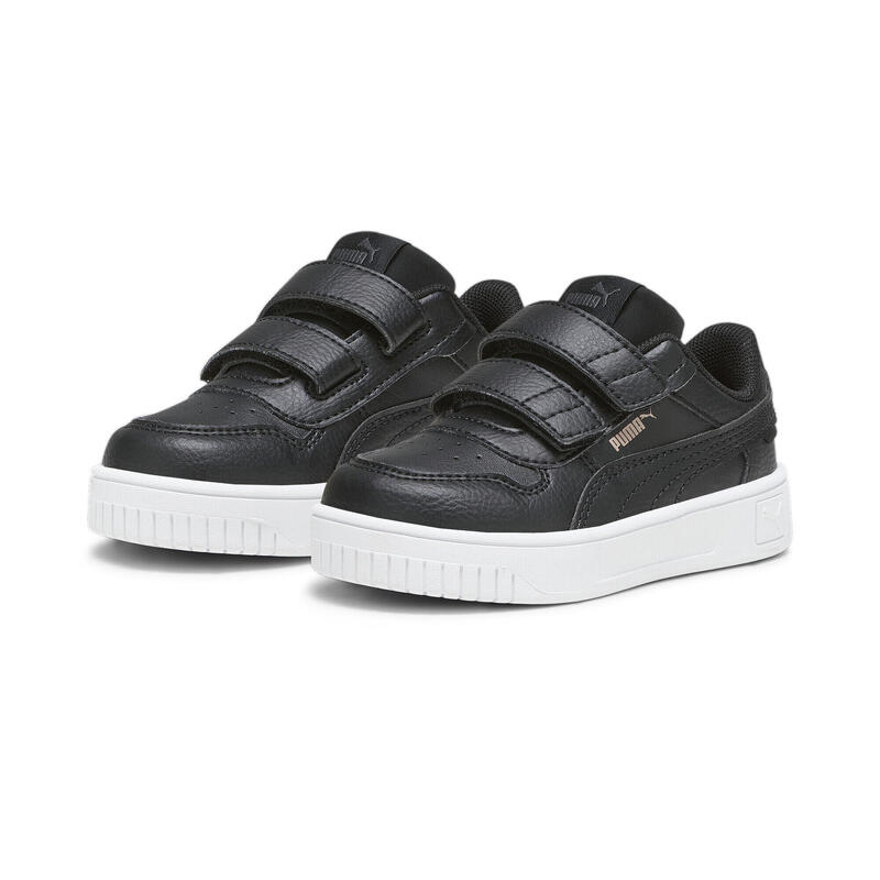 Sneakersy Carina Street dla małych dzieci PUMA Black Rose Gold White Metallic
