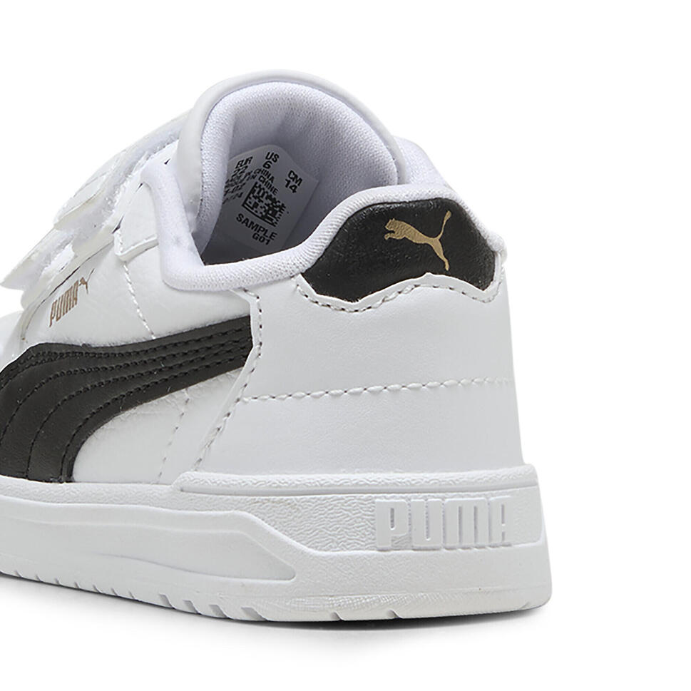 Sneakersy dla małych dzieci Shuffle Downtown PUMA White Black Gold