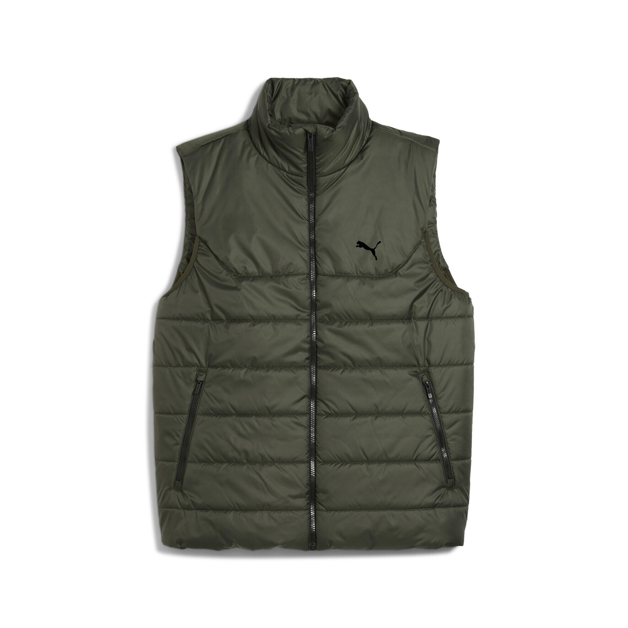 Męska wyściełana kamizelka Essentials PUMA Dark Olive Green