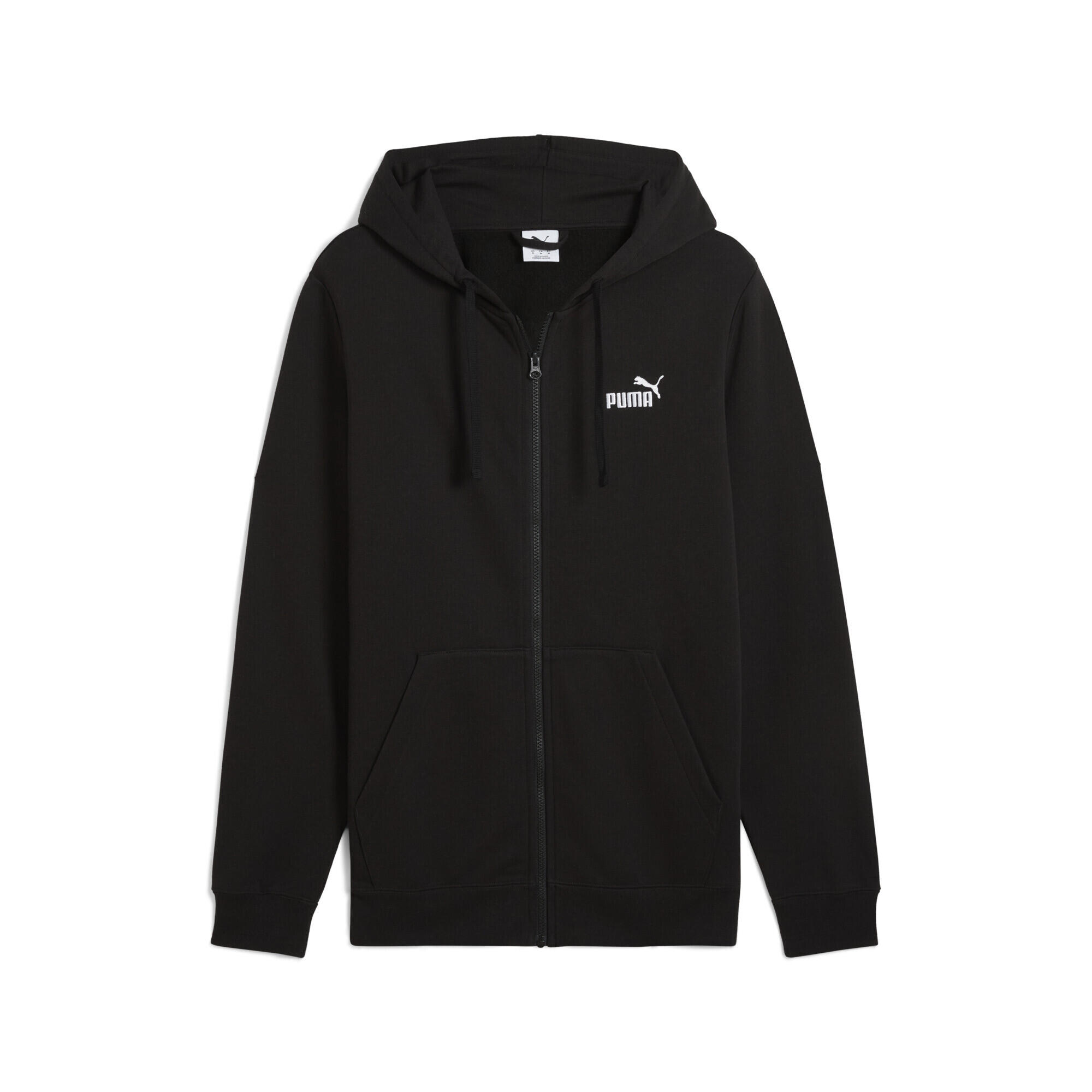 Puma - Hoodie Zippé Avec Logo N° 1 Essentials Homme Puma - Veste - Gris|mauve|noir - Decathlon